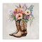 Stupell Industries Country Cowboy Boots Bouquet Canvas Wall Art